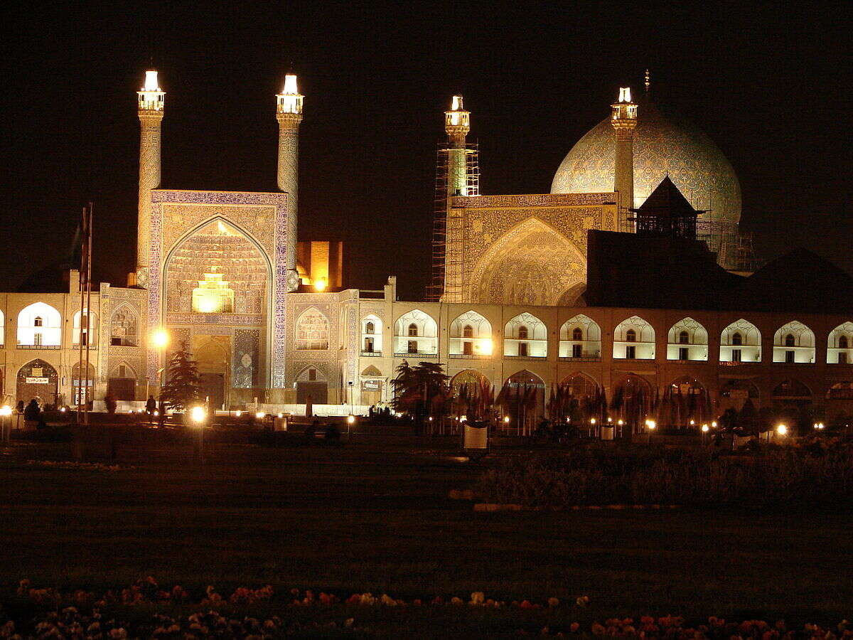 Мечеть Имама ночью