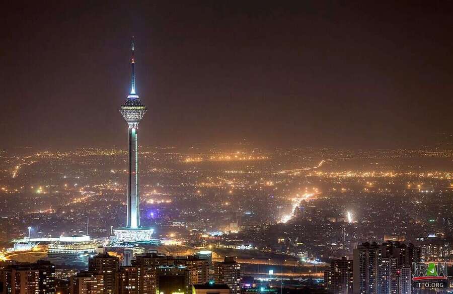 Тегеран: вид с башни Милад