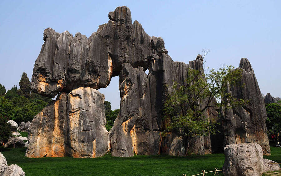 Каменный лес шилинь в китае